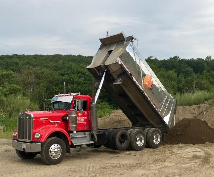 Equipment Transport, Asphalt Transport, Arena Construction