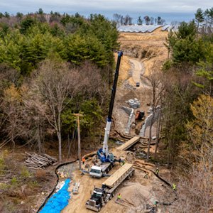 Access road construction for a remote solar energy project by Western Earthworks